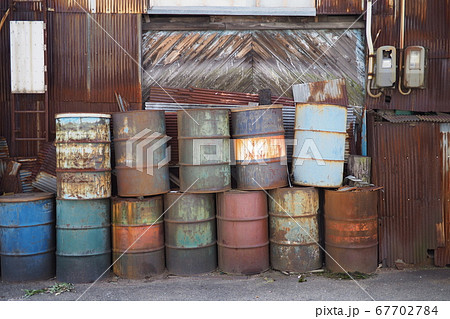 尼崎市 銭湯の燃料用のドラム缶 尼崎市 銭湯の燃料用のドラム缶 67702784
