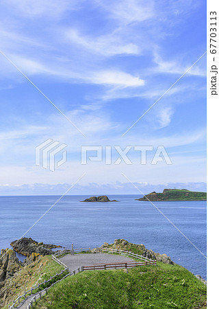 北海道　礼文島・スコトン岬 67703113