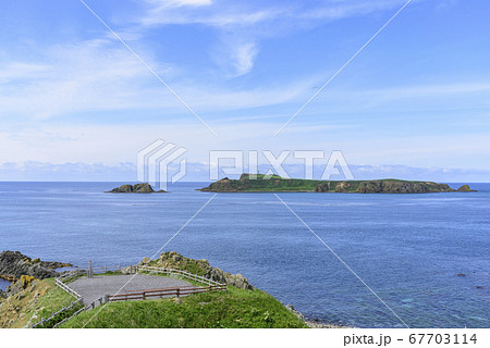 北海道　礼文島・スコトン岬 67703114