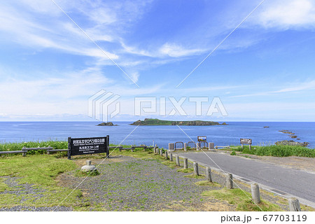 北海道　礼文島・スコトン岬 67703119