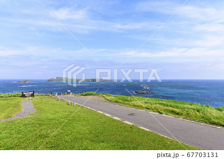 北海道　礼文島・スコトン岬 67703131