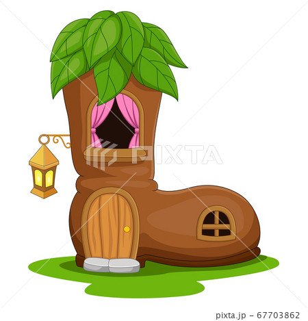 Cartoon Fairy house in the shape of a boots 67703862