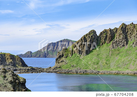 北海道　礼文島・澄海岬 67704208