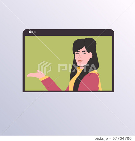 businesswoman having virtual conference during video call remote work quarantine isolation communication businesswoman having virtual conference during video call remote work quarantine isolation communication 67704700