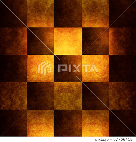 レトロなチェック模様の背景 67706419