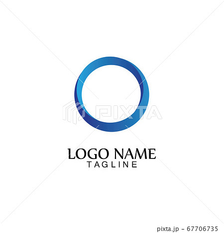 Circle logo and symbol vector icon template appのイラスト素材 [67706735] - PIXTA