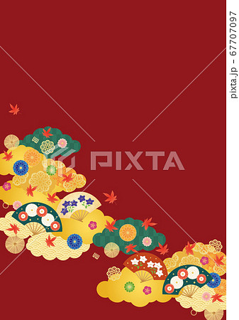 背景素材-秋和風6-2 67707097