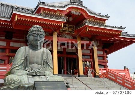 坂東三十三観音、飯沼観音本堂と大仏 67707180