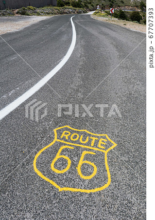 Historic Route 66 crossing the United States of America 67707393
