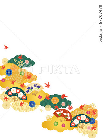 背景素材 秋和風6 4のイラスト素材