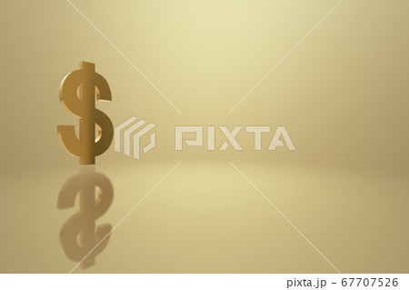 ゴールド お金 ドルのイラスト素材