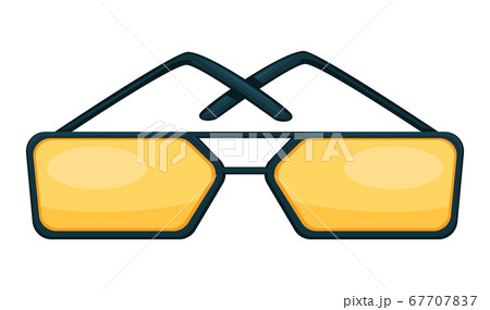 Toned glasses, square shaped sunglasses trendy accessories vector Toned glasses, square shaped sunglasses trendy accessories vector 67707837