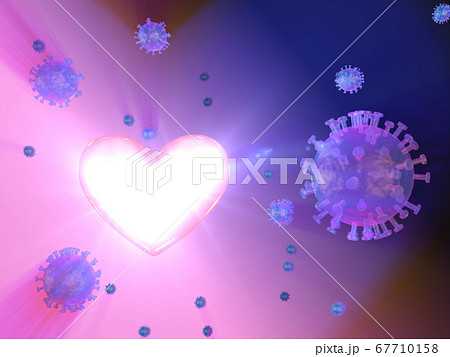 ハート ウイルス 病気 感染防止 コロナ 5 心 心臓 ハート ウイルス 病気 感染防止 コロナ 5 心 心臓 67710158