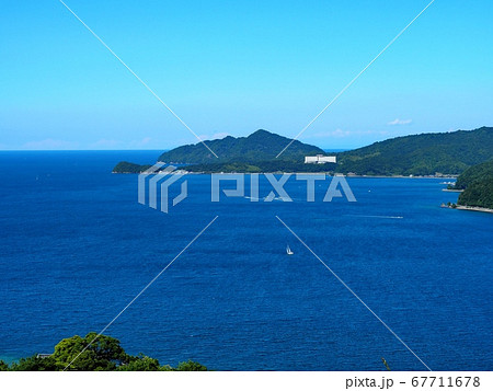 天橋立ビューランドから見る初夏の宮津湾の眺望 天橋立ビューランドから見る初夏の宮津湾の眺望 67711678