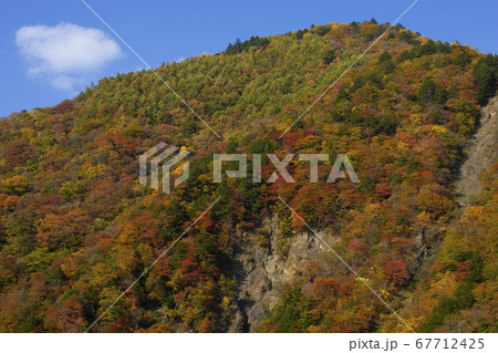 紅葉の山 67712425