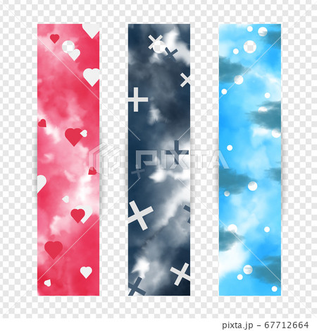 Collection of bookmark tags illustration design. Collection of bookmark tags illustration design. 67712664