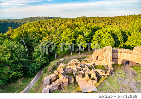 Wangenbourg Castle in the Vosges Mountains - Bas-Rhin, Alsace, France Wangenbourg Castle in the Vosges Mountains - Bas-Rhin, Alsace, France 67712969