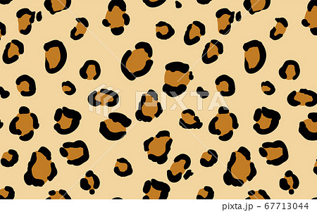 アニマルプリントパターン 豹柄のベクターイラストのイラスト素材