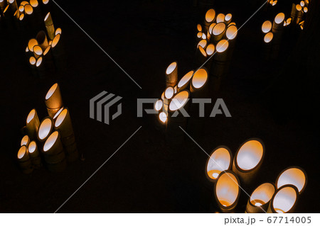 安曇野神竹灯【穂高神社】 67714005