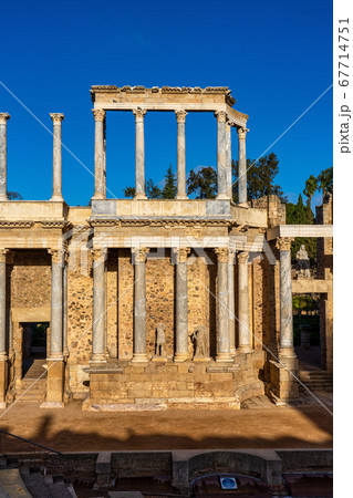 Roman Amphitheatre in Merida, Augusta Emerita in 67714751