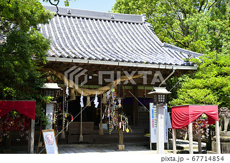 柳川市　風景　日吉神社 67714854