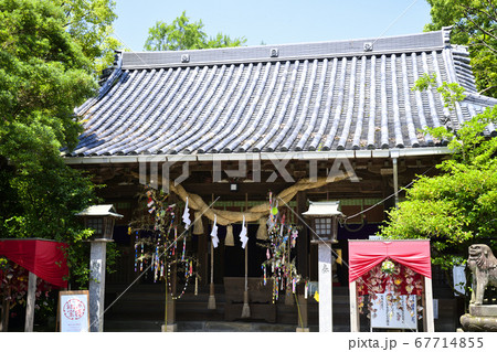 柳川市　風景　日吉神社 67714855