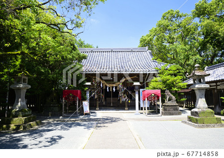 柳川市　風景　日吉神社 67714858