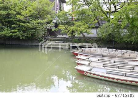 柳川市 掘割のある風景 柳川市 掘割のある風景 67715385