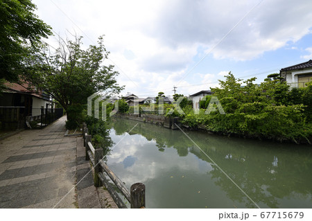 柳川市 掘割のある風景 柳川市 掘割のある風景 67715679