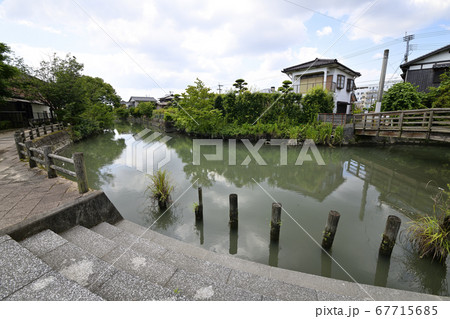 柳川市 掘割のある風景 柳川市 掘割のある風景 67715685