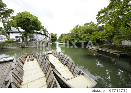 柳川市　掘割のある風景 67715732