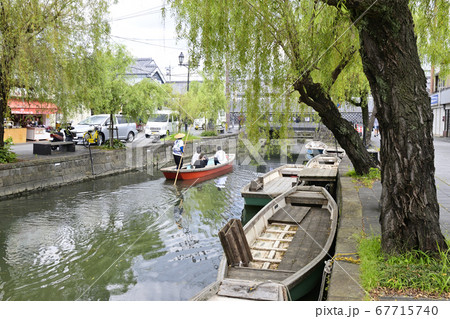 柳川市　掘割のある風景 67715740