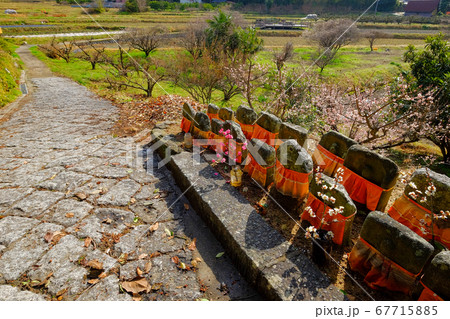 山の辺の道のお地蔵さん（奈良県天理市） 67715885