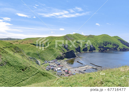 北海道　礼文島・稲穂岬 67716477