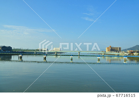 呉線の車窓、沿線の風景 67716515