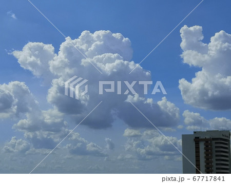 Atmosphere beautiful blue sky with clouds 67717841