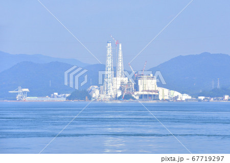 大久野島(うさぎ島)の風景と島へのフェリー航路 大久野島(うさぎ島)の風景と島へのフェリー航路 67719297