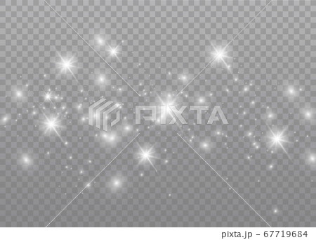 White dust sparks. White dust sparks. 67719684