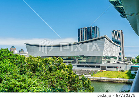 東京の都市風景 有明アリーナ 東京の都市風景 有明アリーナ 67720279