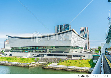 東京の都市風景 有明アリーナ 67720281