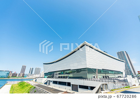 東京の都市風景 有明アリーナ 67720286