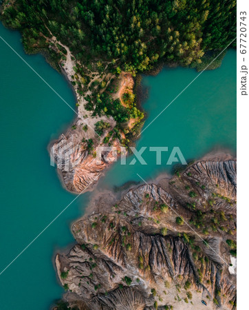 Aerial view of Konduki, Romancevskie gory in Tula Oblast, Russia Aerial view of Konduki, Romancevskie gory in Tula Oblast, Russia 67720743