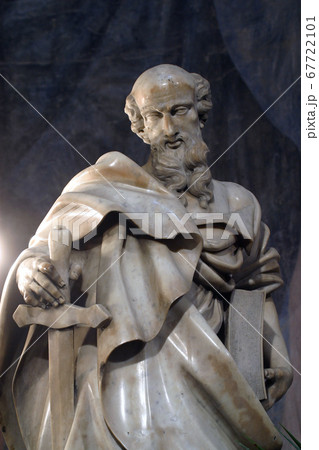 Statue of apostle St Paul 67722101