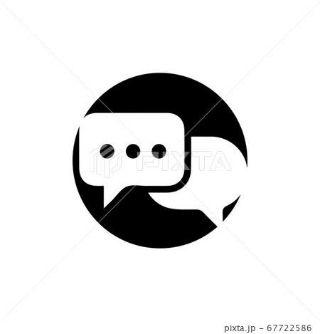 Speech Bubble Icon Vector Illustrationのイラスト素材