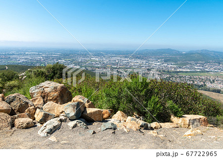 Double Peak Park in San Marcosの写真素材 [67722965] - PIXTA