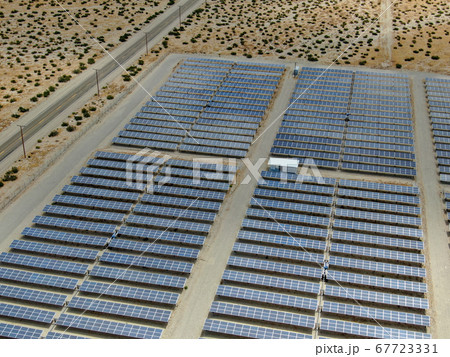 Solar Panels farm to Harness the Power of Nature to generate free green energy. Palm Springs 67723331