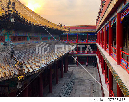 The Putuo Zongcheng Buddhist Temple, one of the Eight Outer Temples of Chengde, China The Putuo Zongcheng Buddhist Temple, one of the Eight Outer Temples of Chengde, China 67723833