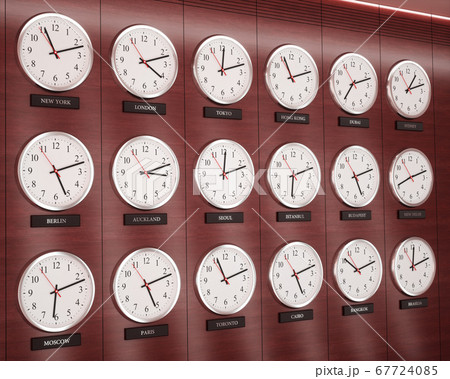 Time Zone Business World Clock 67724085