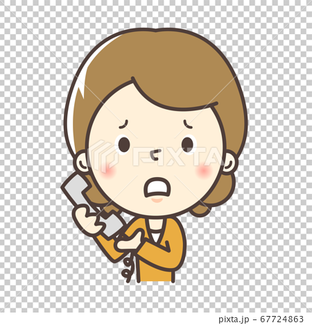 Illustration Of A Mother Who Is In Trouble On Stock Illustration