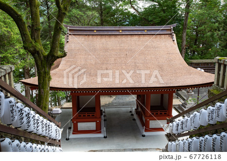 吉備津神社 北随神門 -桃太郎伝説ゆかりの神社- 67726118